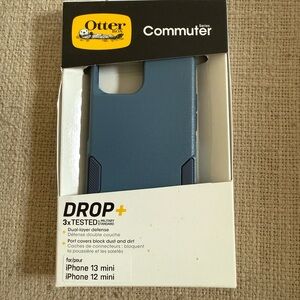 OtterBox Commuter Series Slate Blue Case for iPhone 13 Mini and iPhone 12 Mini